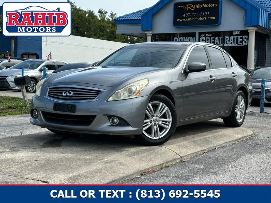 Used 2013 Infiniti G37 Sedan in Winter Park, Florida | Rahib Motors. Winter Park, Florida