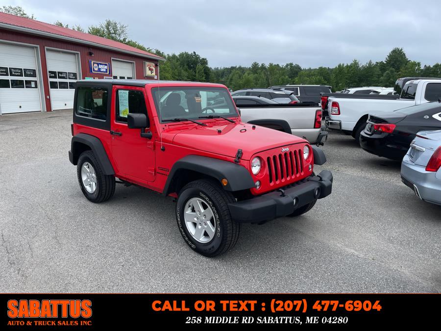 Used Jeep Wrangler Sport 4x4 2017 | Sabattus Auto and Truck Sales Inc. Sabattus, Maine