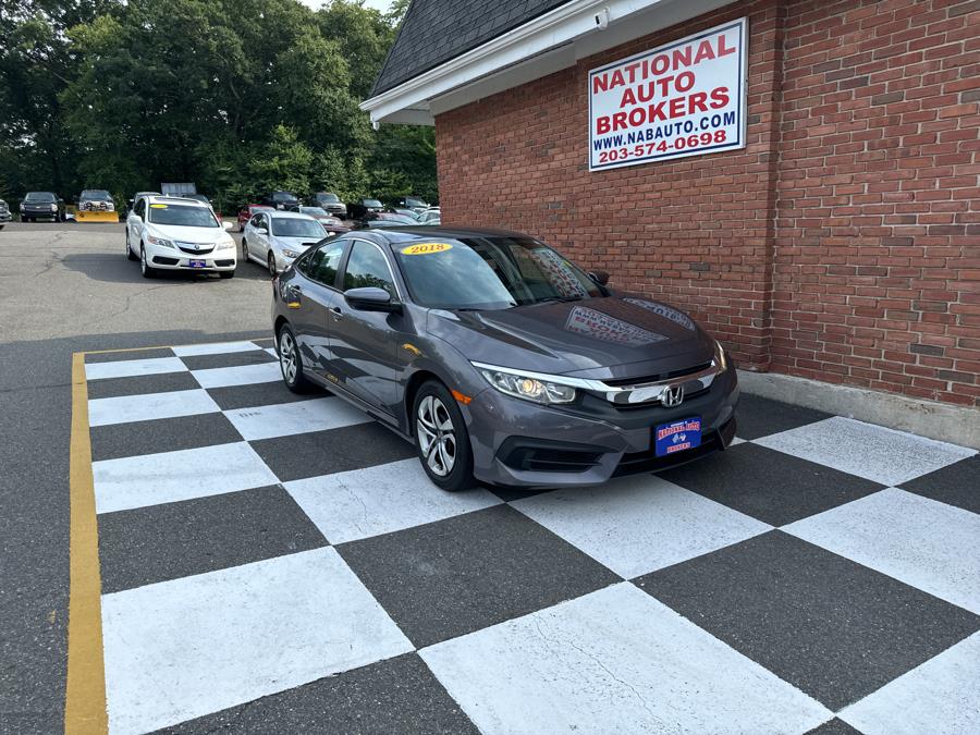 Used 2018 Honda Civic Sedan in Waterbury, Connecticut | National Auto Brokers, Inc.. Waterbury, Connecticut