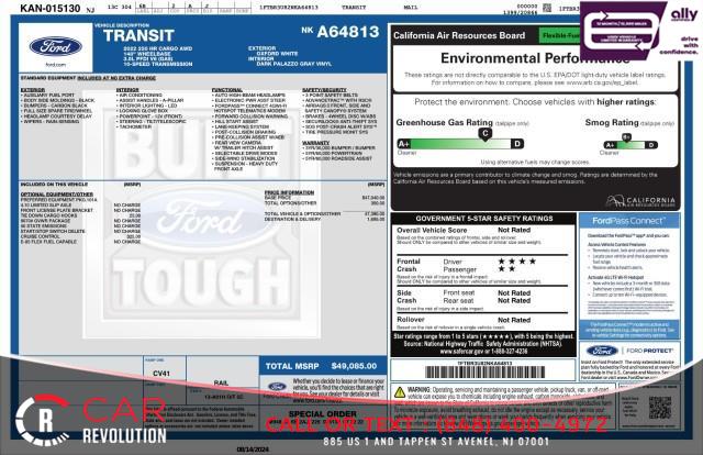 2022 Ford Transit Cargo Van T-250 148'' EL HR AWD, available for sale in Avenel, New Jersey | Car Revolution. Avenel, New Jersey 2022 Ford Transit Cargo Van T-250 148'' EL HR AWD, available for sale in Avenel, New Jersey | Car Revolution. Avenel, New Jersey