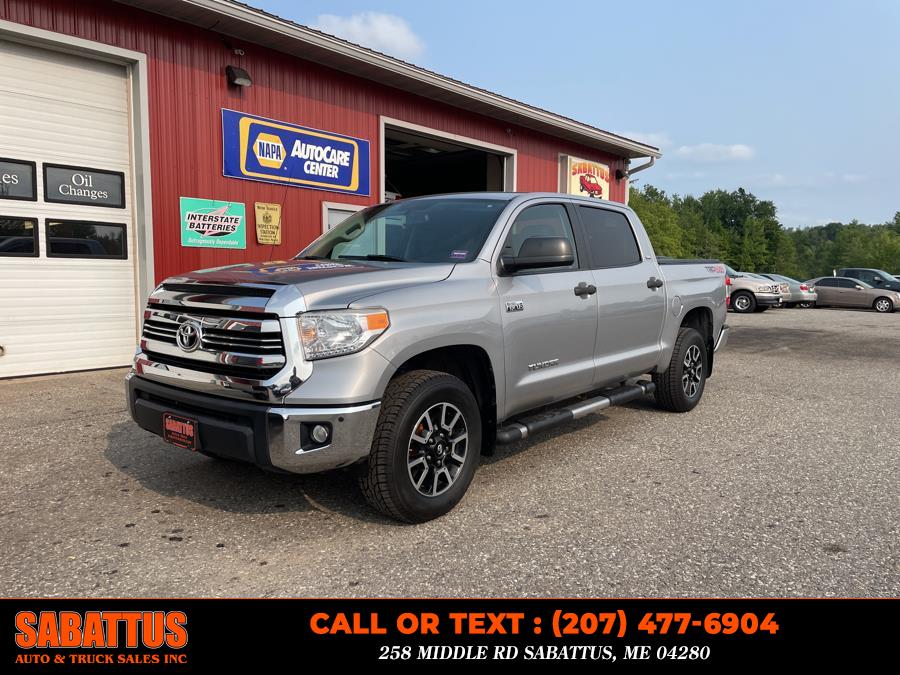 Used Toyota Tundra 4WD Truck CrewMax 5.7L V8 6-Spd AT SR5 (Natl) 2016 | Sabattus Auto and Truck Sales Inc. Sabattus, Maine