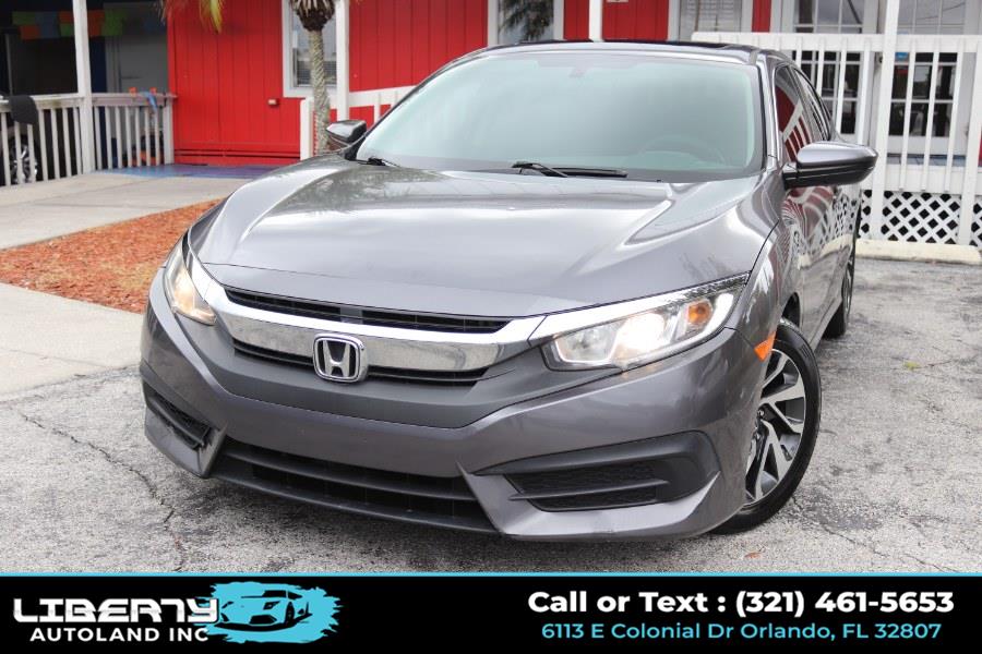 2017 Honda Civic Sedan EX CVT, available for sale in Orlando, Florida | Liberty Autoland LLC. Orlando, Florida