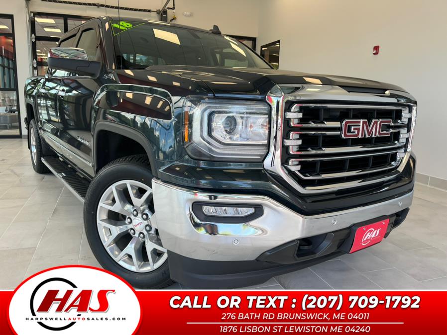 2018 GMC Sierra 1500 4WD Crew Cab 143.5" SLT, available for sale in Brunswick, Maine | Harpswell Auto Sales Inc. Brunswick, Maine