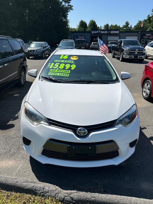 Used 2016 Toyota Corolla in Stafford Springs, Connecticut | Dick's Sales and Service LLC. Stafford Springs, Connecticut