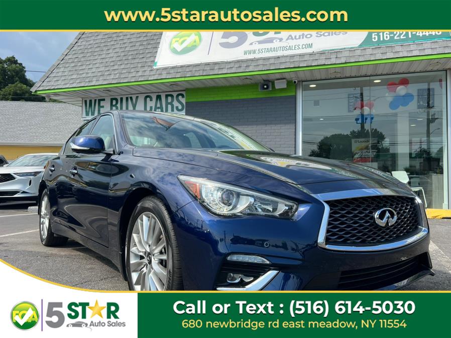 Used 2021 INFINITI Q50 in East Meadow, New York | 5 Star Auto Sales Inc. East Meadow, New York