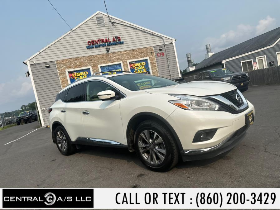 2017 Nissan Murano AWD SL, available for sale in East Windsor, Connecticut | Central A/S LLC. East Windsor, Connecticut