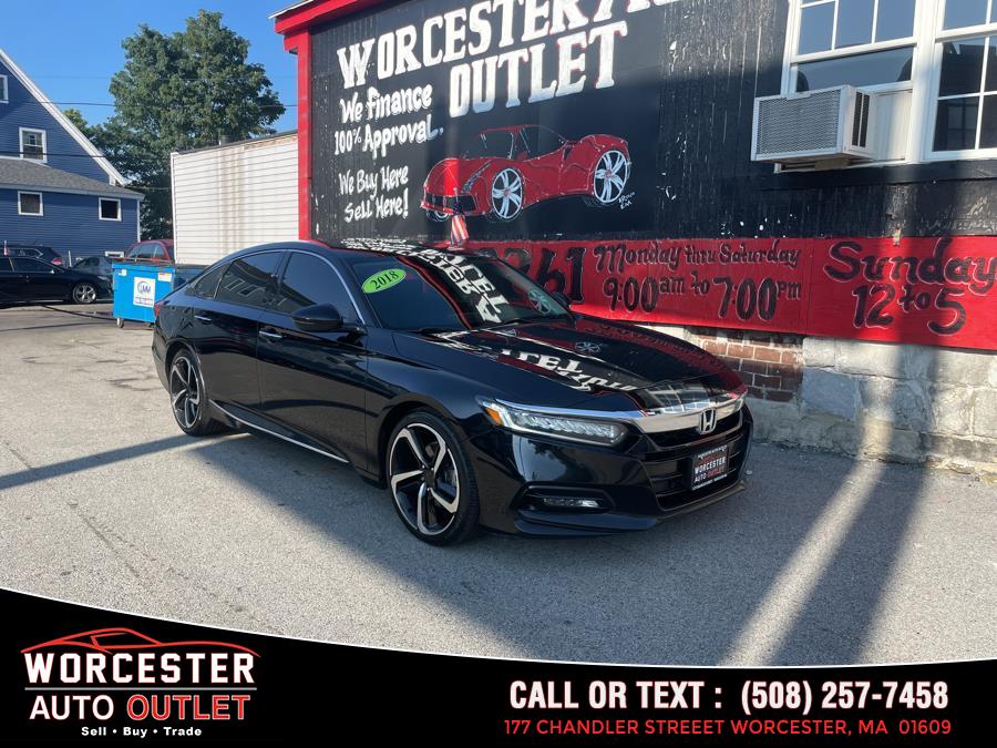 Used 2018 Honda Accord Sedan in Worcester, Massachusetts | Worcester Auto Outlet LLC. Worcester, Massachusetts