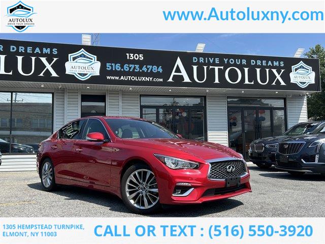 Used 2021 Infiniti Q50 in Elmont, New York | Auto Lux. Elmont, New York