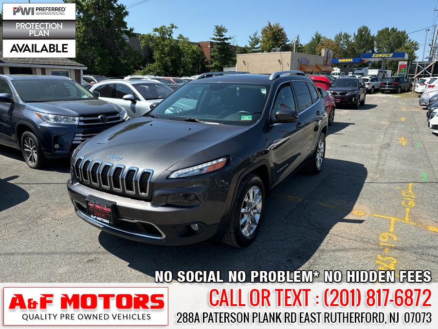 Used Jeep Cherokee 4WD 4dr Limited 2015 | A&F Motors LLC. East Rutherford, New Jersey