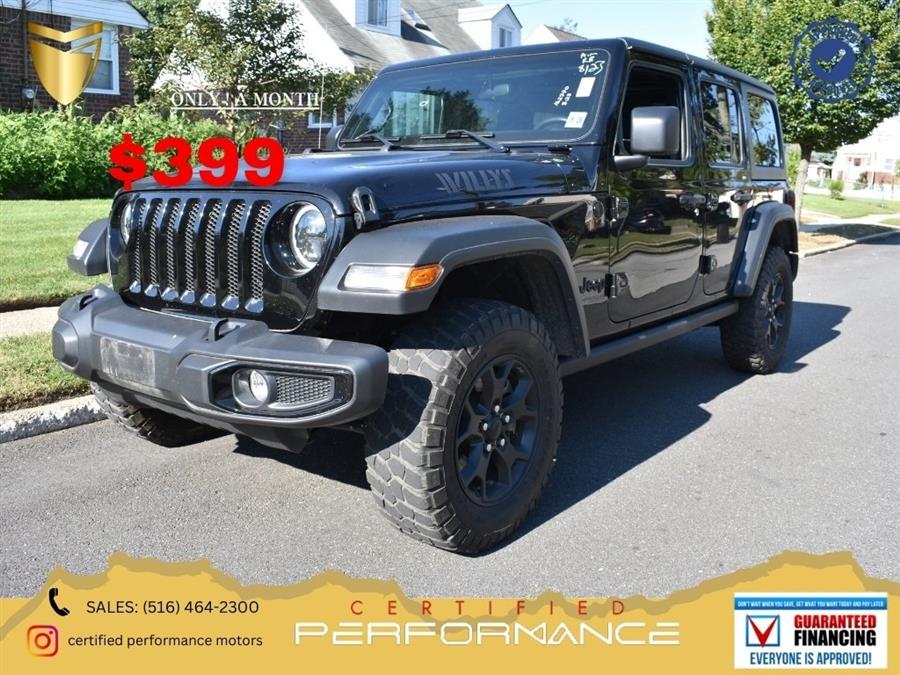 Used Jeep Wrangler Unlimited Willys 2021 | Certified Performance Motors. Valley Stream, New York