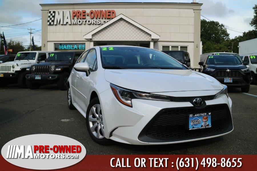 2022 Toyota Corolla LE CVT (Natl), available for sale in Huntington Station, New York | M & A Motors. Huntington Station, New York