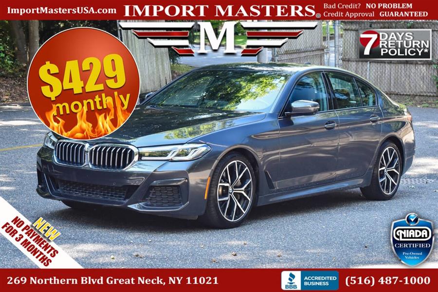 Used 2021 BMW 5 Series in Great Neck, New York | Camy Cars. Great Neck, New York