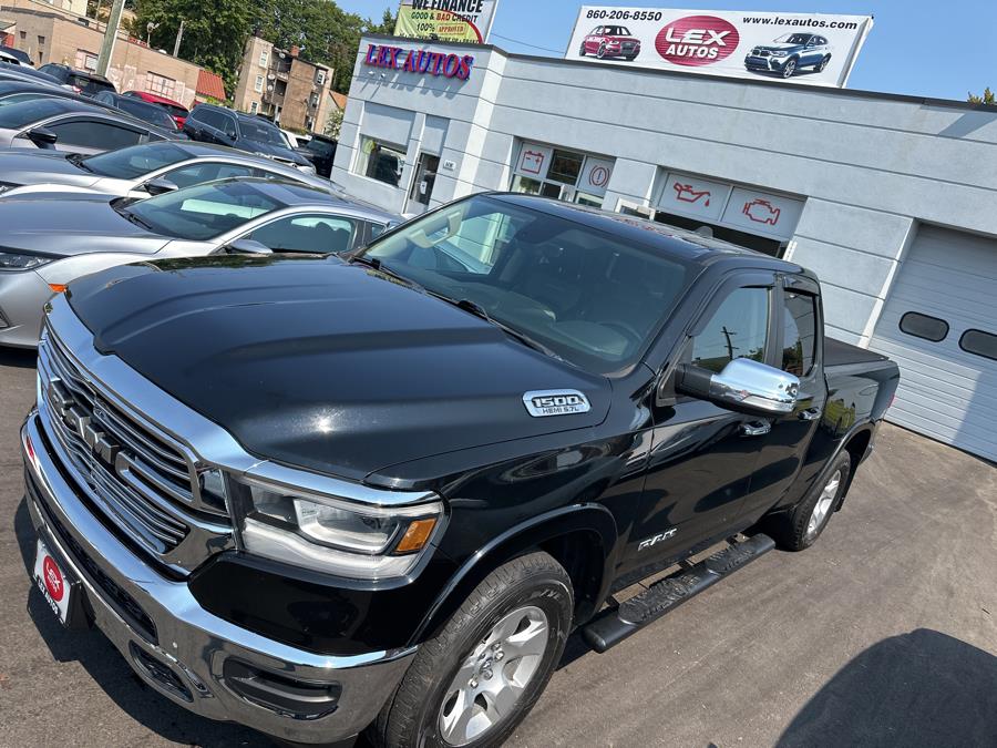 2019 Ram 1500 Laramie 4x4 Quad Cab 6''4" Box, available for sale in Hartford, Connecticut | Lex Autos LLC. Hartford, Connecticut 2019 Ram 1500 Laramie 4x4 Quad Cab 6''4" Box, available for sale in Hartford, Connecticut | Lex Autos LLC. Hartford, Connecticut