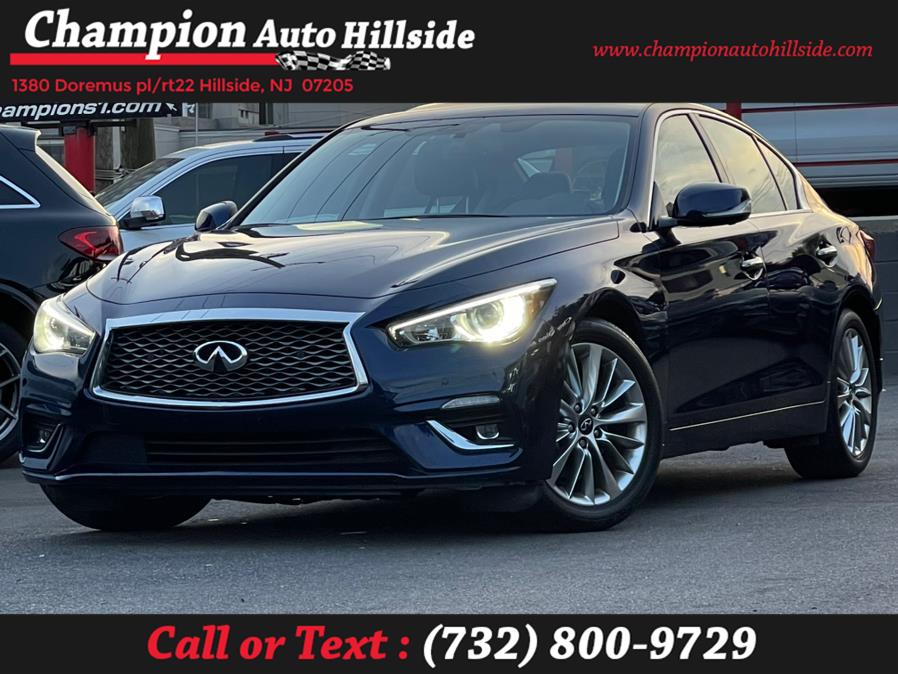 Used 2021 INFINITI Q50 in Hillside, New Jersey | Champion Auto Hillside. Hillside, New Jersey