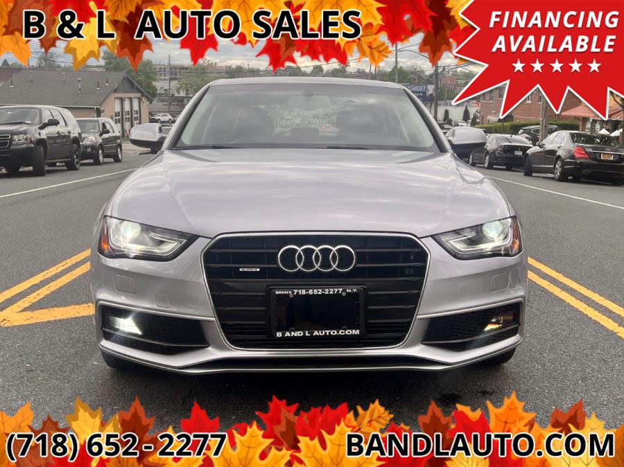 2015 Audi A4 4dr Sedan Auto quattro 2.0T Premium Plus, available for sale in Bronx, New York | B & L Auto Sales LLC. Bronx, New York 2015 Audi A4 4dr Sedan Auto quattro 2.0T Premium Plus, available for sale in Bronx, New York | B & L Auto Sales LLC. Bronx, New York
