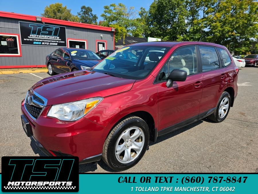 2015 Subaru Forester 4dr Man 2.5i PZEV, available for sale in Manchester, Connecticut | TSI Motorsports. Manchester, Connecticut