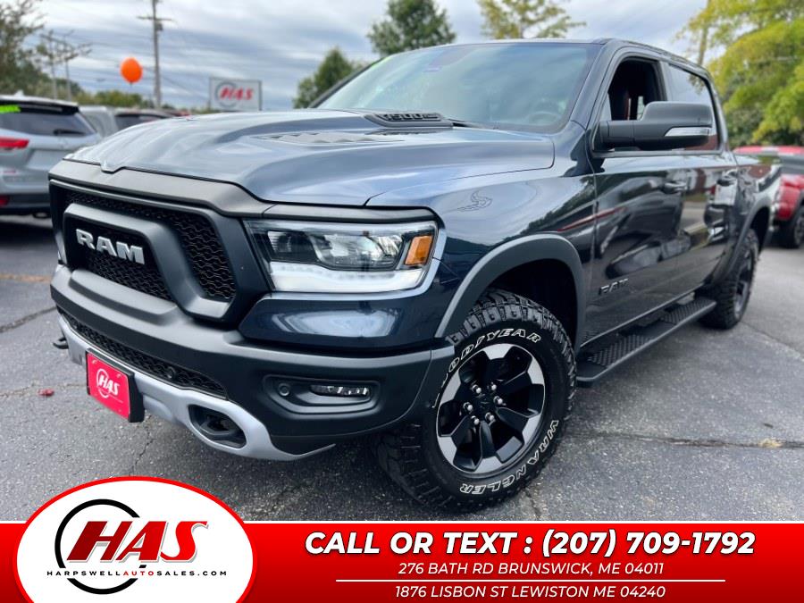 Used Ram 1500 Rebel 4x4 Crew Cab 5''7" Box 2019 | Harpswell Auto Sales Inc. Brunswick, Maine