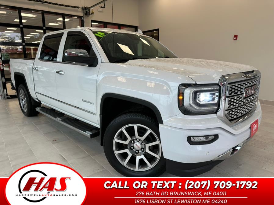 Used GMC Sierra 1500 4WD Crew Cab 143.5" Denali 2018 | Harpswell Auto Sales Inc. Brunswick, Maine