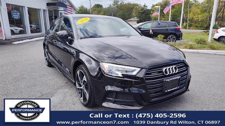 Used 2020 Audi A3 Sedan in Wilton, Connecticut | Performance Motor Cars Of Connecticut LLC. Wilton, Connecticut