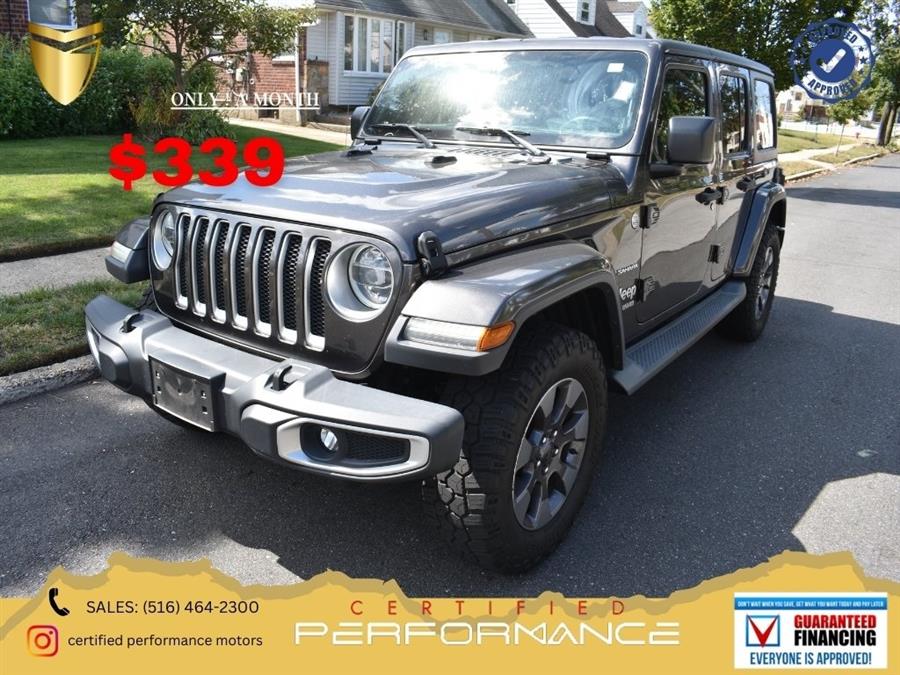 2018 Jeep Wrangler Unlimited Sahara, available for sale in Valley Stream, New York | Certified Performance Motors. Valley Stream, New York