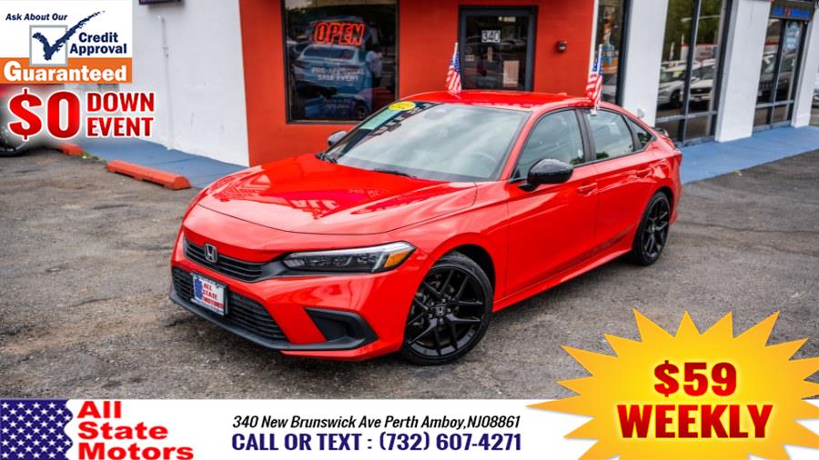 Used 2022 Honda Civic Sedan in Perth Amboy, New Jersey | All State Motor Inc. Perth Amboy, New Jersey