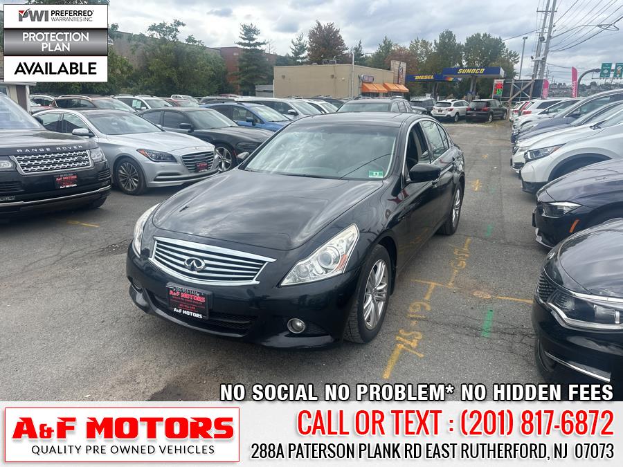 Used INFINITI G37 Sedan 4dr x AWD 2012 | A&F Motors LLC. East Rutherford, New Jersey