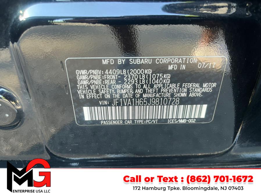 2018 Subaru WRX Limited Manual, available for sale in Bloomingdale, New Jersey | MG Enterprise USA. Bloomingdale, New Jersey 2018 Subaru WRX Limited Manual, available for sale in Bloomingdale, New Jersey | MG Enterprise USA. Bloomingdale, New Jersey