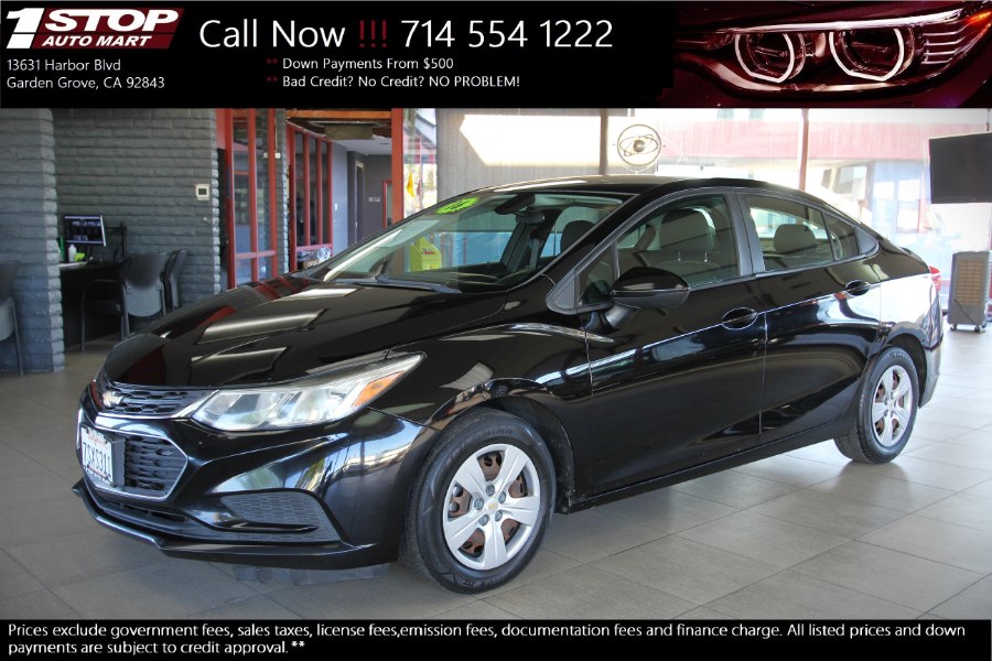 Used 2016 Chevrolet Cruze in Garden Grove, California | 1 Stop Auto Mart Inc.. Garden Grove, California