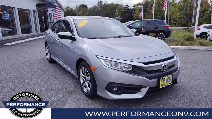 2017 Honda Civic Sedan LX CVT, available for sale in Wappingers Falls, New York | Performance Motor Cars. Wappingers Falls, New York