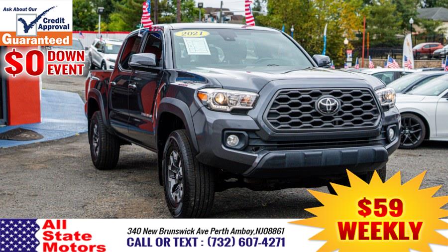 2021 Toyota Tacoma 4WD TRD Off Road Double Cab 5'' Bed V6 AT (Natl), available for sale in Perth Amboy, New Jersey | All State Motor Inc. Perth Amboy, New Jersey 2021 Toyota Tacoma 4WD TRD Off Road Double Cab 5'' Bed V6 AT (Natl), available for sale in Perth Amboy, New Jersey | All State Motor Inc. Perth Amboy, New Jersey