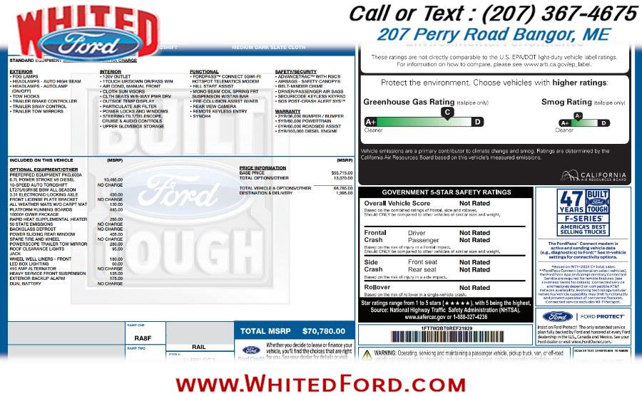 New 2024 Ford Super Duty F-250 SRW in Bangor, Maine | Whited Ford. Bangor, Maine