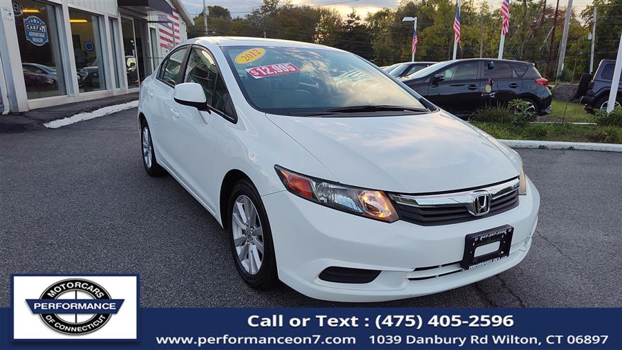 Used 2012 Honda Civic Sdn in Wilton, Connecticut | Performance Motor Cars Of Connecticut LLC. Wilton, Connecticut