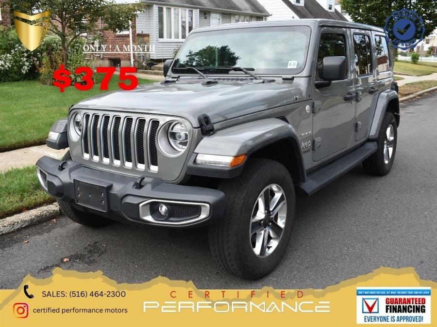 2021 Jeep Wrangler Unlimited Sahara, available for sale in Valley Stream, New York | Certified Performance Motors. Valley Stream, New York