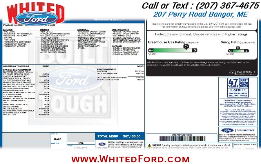 New 2024 Ford Super Duty F-350 SRW in Bangor, Maine | Whited Ford. Bangor, Maine