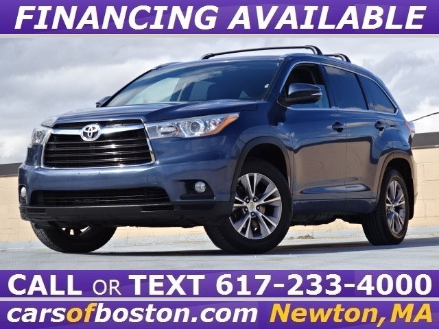 Used Toyota Highlander V6 XLE AWD 2015 | Cars of Boston. Newton, Massachusetts