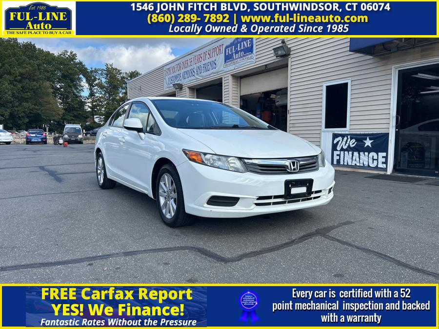 Used 2012 Honda Civic Sdn in South Windsor , Connecticut | Ful-line Auto LLC. South Windsor , Connecticut