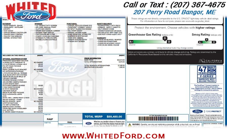 New 2024 Ford Super Duty F-350 SRW in Bangor, Maine | Whited Ford. Bangor, Maine