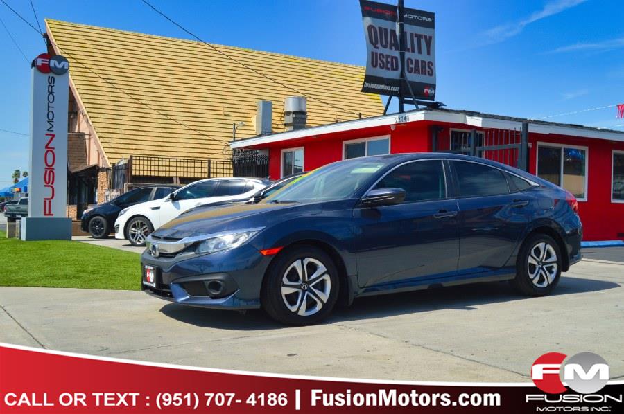 Used 2016 Honda Civic Sedan in Moreno Valley, California | Fusion Motors Inc. Moreno Valley, California