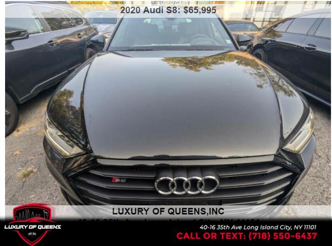 Used 2020 Audi S8 in Long Island City, New York | Luxury Of Queens. Long Island City, New York