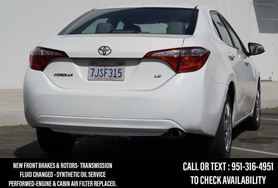 2015 Toyota Corolla LE 4dr Sdn LE, available for sale in Riverside, California | Big Timin Motors LLC. Riverside, California 2015 Toyota Corolla LE 4dr Sdn LE, available for sale in Riverside, California | Big Timin Motors LLC. Riverside, California
