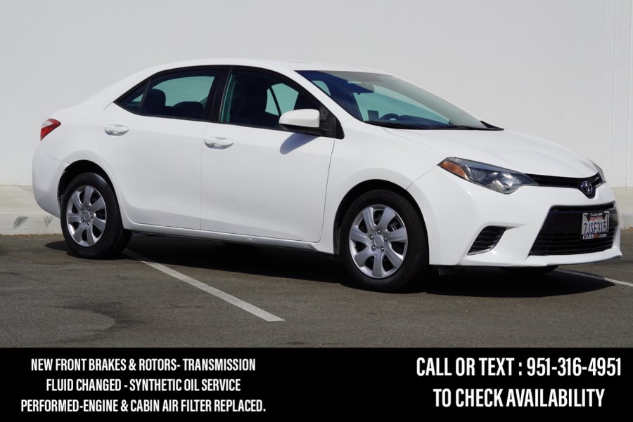 2015 Toyota Corolla LE 4dr Sdn LE, available for sale in Riverside, California | Big Timin Motors LLC. Riverside, California 2015 Toyota Corolla LE 4dr Sdn LE, available for sale in Riverside, California | Big Timin Motors LLC. Riverside, California