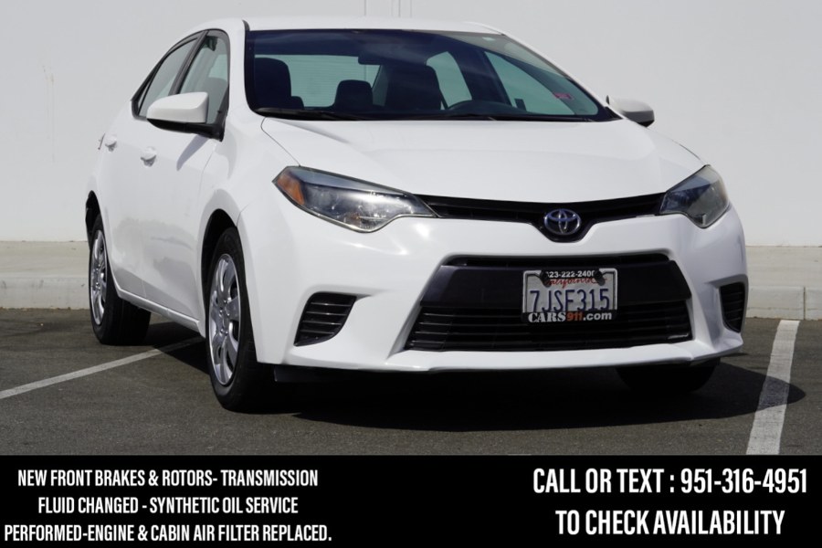 2015 Toyota Corolla LE 4dr Sdn LE, available for sale in Riverside, California | Big Timin Motors LLC. Riverside, California 2015 Toyota Corolla LE 4dr Sdn LE, available for sale in Riverside, California | Big Timin Motors LLC. Riverside, California