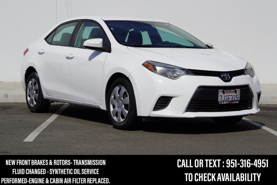 2015 Toyota Corolla LE 4dr Sdn LE, available for sale in Riverside, California | Big Timin Motors LLC. Riverside, California 2015 Toyota Corolla LE 4dr Sdn LE, available for sale in Riverside, California | Big Timin Motors LLC. Riverside, California