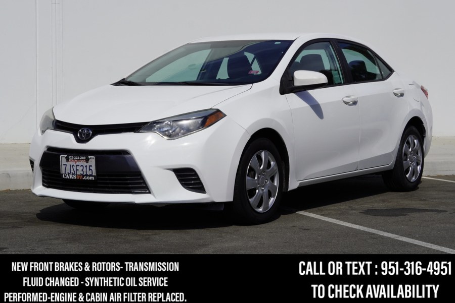 2015 Toyota Corolla LE 4dr Sdn LE, available for sale in Riverside, California | Big Timin Motors LLC. Riverside, California 2015 Toyota Corolla LE 4dr Sdn LE, available for sale in Riverside, California | Big Timin Motors LLC. Riverside, California