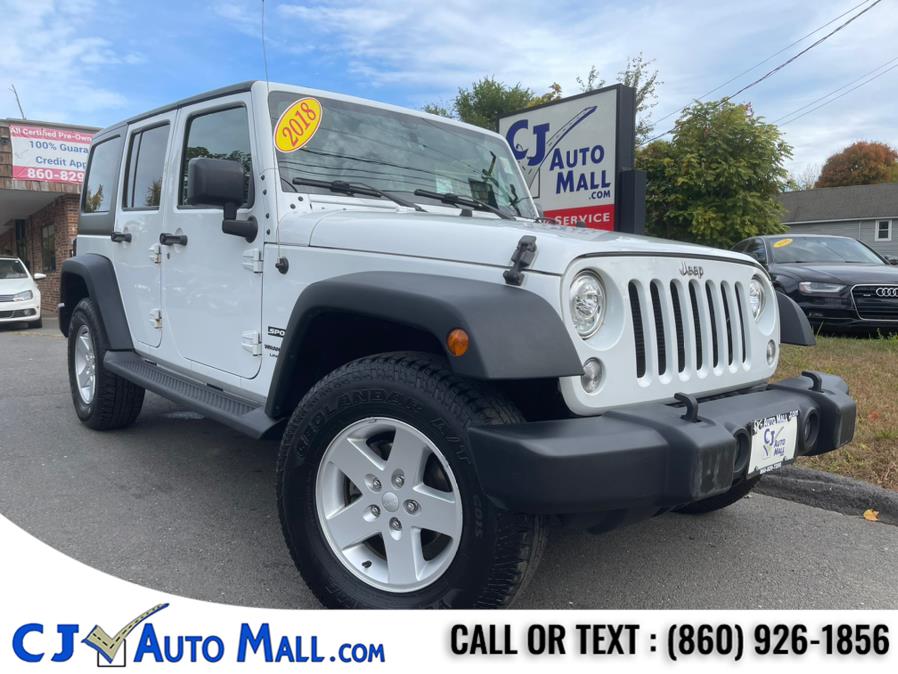 Used 2018 Jeep Wrangler JK Unlimited in Bristol, Connecticut | CJ Auto Mall. Bristol, Connecticut