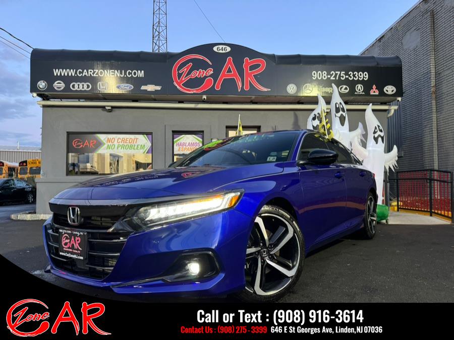 Used 2021 Honda Accord Sedan in Linden, New Jersey | Car Zone. Linden, New Jersey