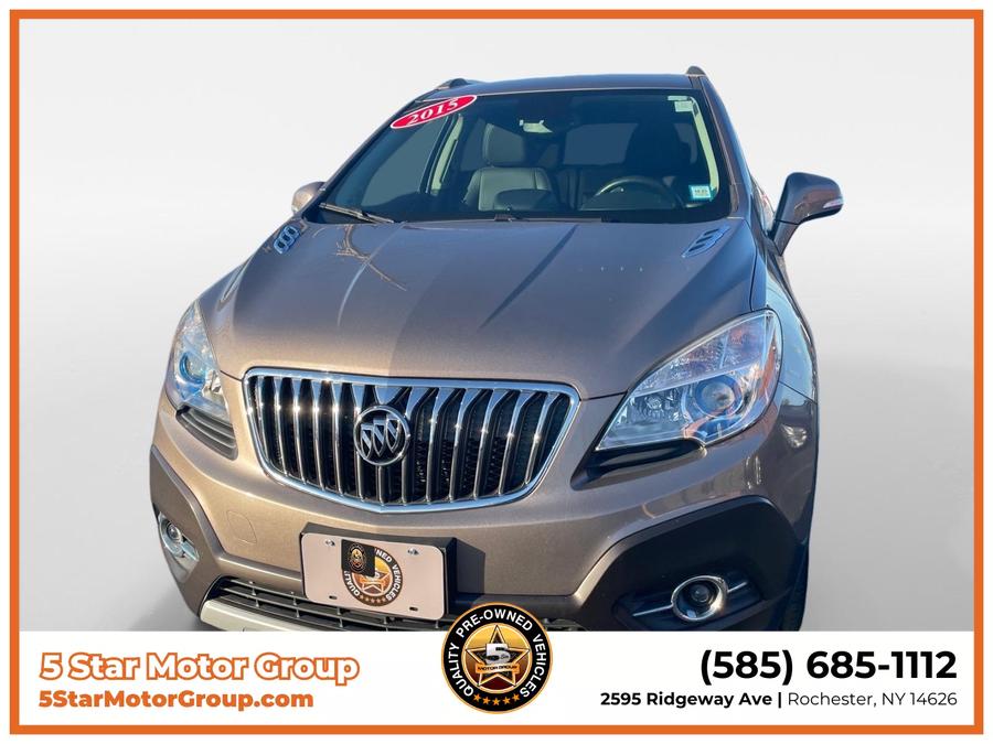 2015 Buick Encore Leather Sport Utility 4D, available for sale in Rochester, New York | 5 Star Motor Group. Rochester, New York