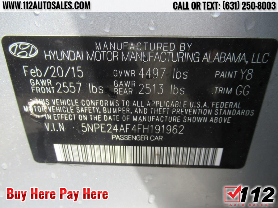 2015 Hyundai Sonata 4dr Sdn 2.4L SE, available for sale in Patchogue, New York | 112 Auto Sales. Patchogue, New York 2015 Hyundai Sonata 4dr Sdn 2.4L SE, available for sale in Patchogue, New York | 112 Auto Sales. Patchogue, New York