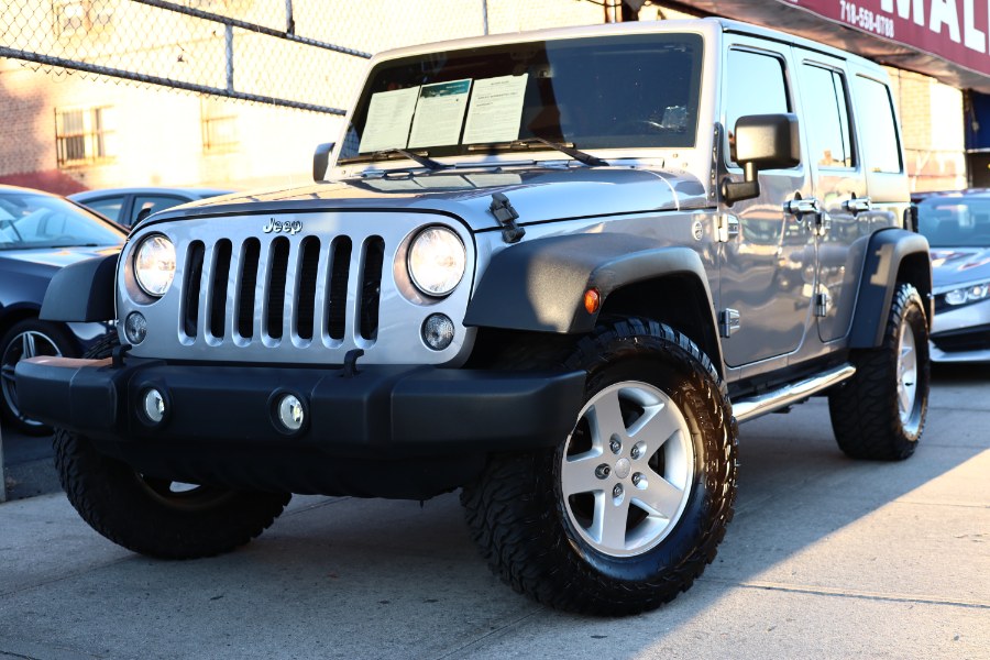 2016 Jeep Wrangler Unlimited 4WD 4dr Sport, available for sale in Jamaica, New York | Hillside Auto Mall Inc.. Jamaica, New York