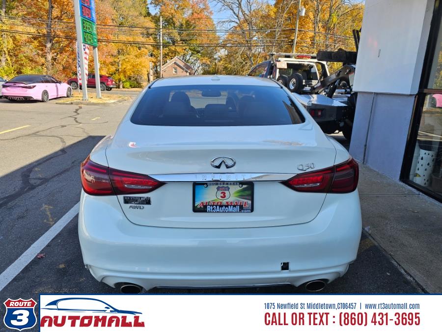 2018 INFINITI Q50 3.0t LUXE AWD, available for sale in Middletown, Connecticut | RT 3 AUTO MALL LLC. Middletown, Connecticut 2018 INFINITI Q50 3.0t LUXE AWD, available for sale in Middletown, Connecticut | RT 3 AUTO MALL LLC. Middletown, Connecticut